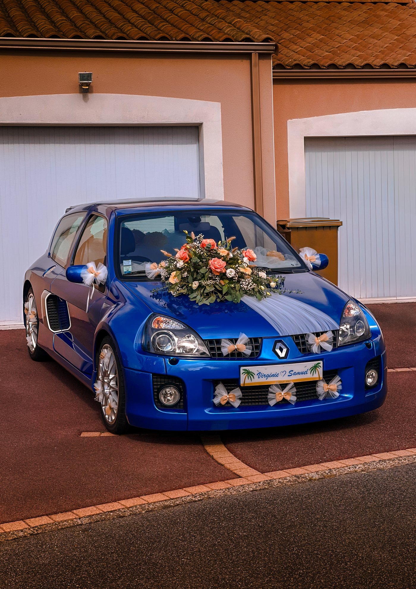 Voiture de mariage, Virginie et Samuel